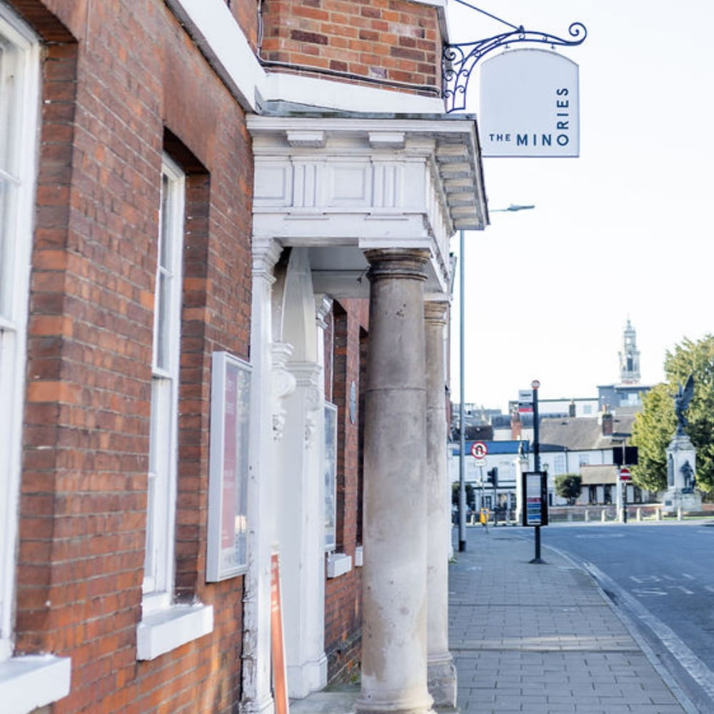 An outside view of The Minories in Colchester City Centre