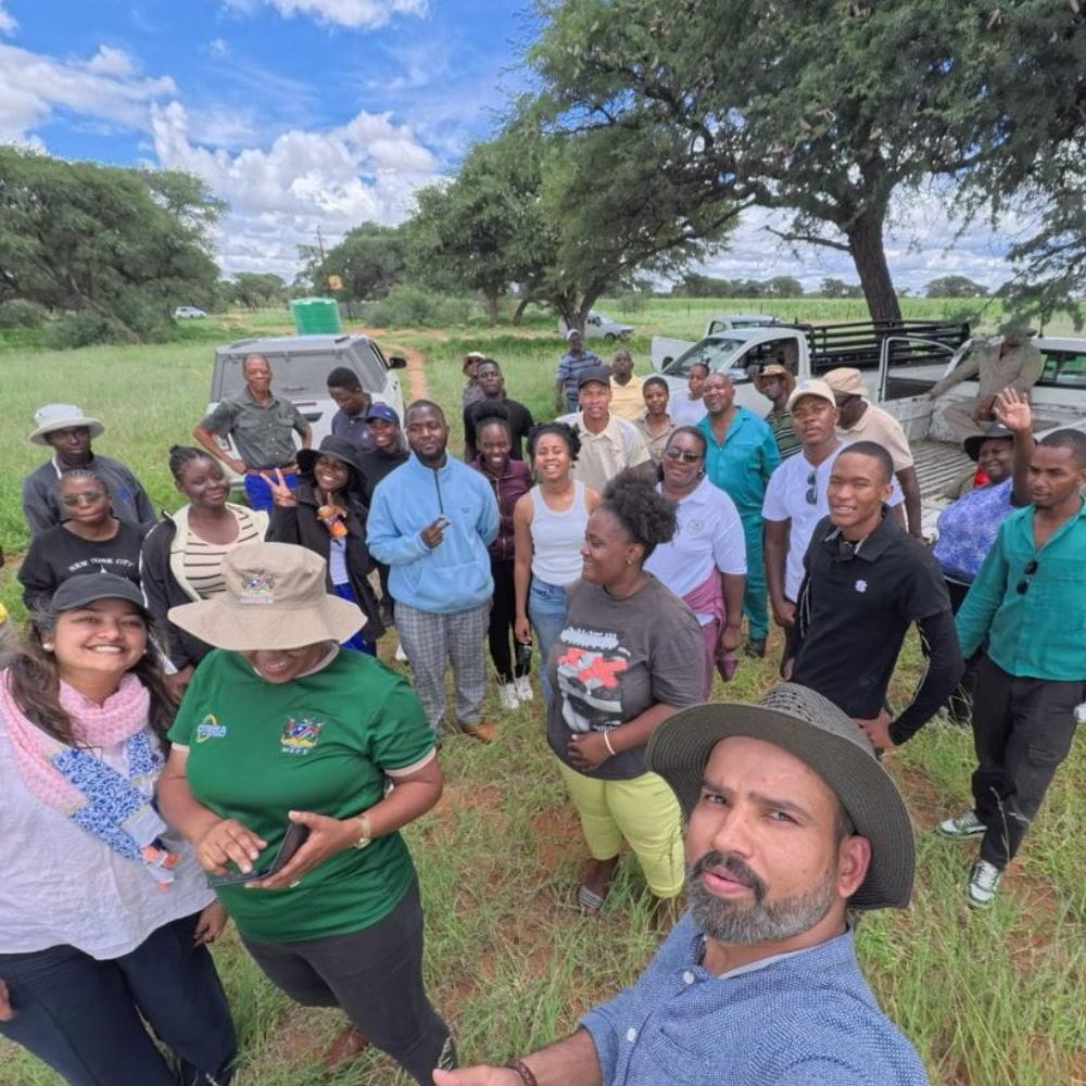 The Essex team in Namibia 