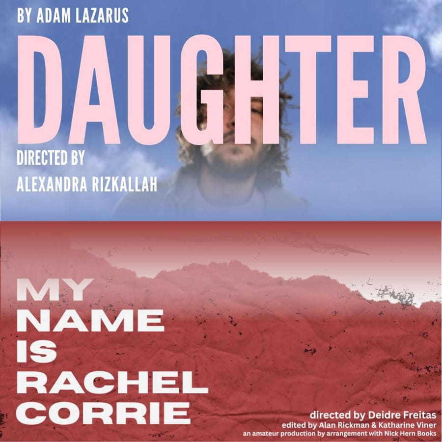 DAUGHTER - MY NAME IS RACHEL CORRIE