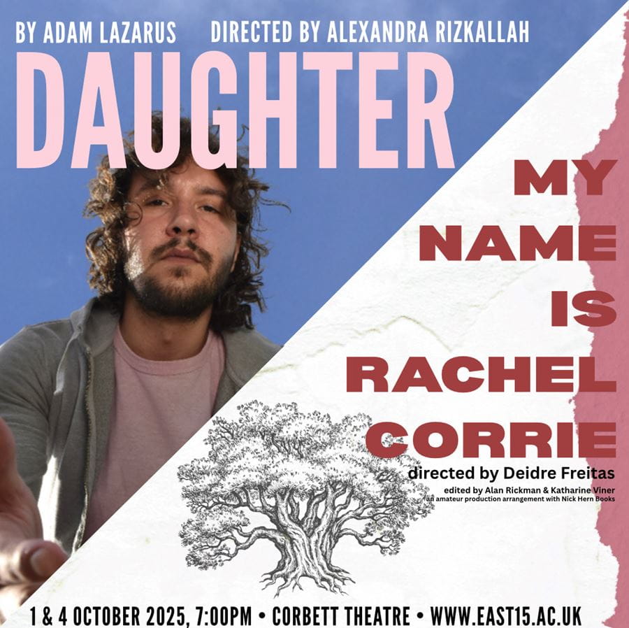 DAUGHTER - MY NAME IS RACHEL CORRIE